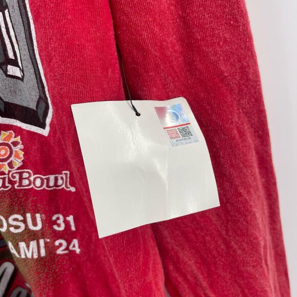 '47 BRAND VINTAGE TUBULAR Top Size S/M Long Sleeve Ohio State Buckeyes NWT - Picture 4 of 13